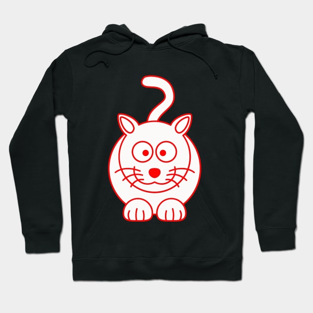 Red Cat Hoodie by cameradog